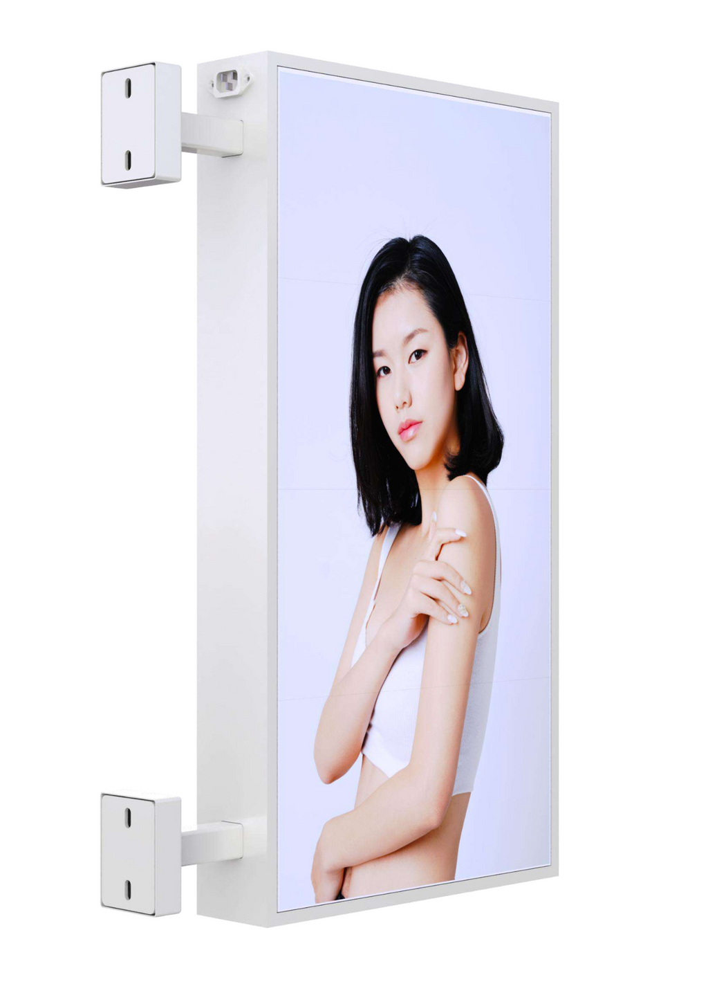 Vertical Rectangle Mounted 2 Sided Indoor Sign