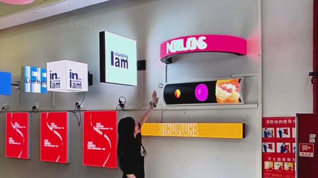 Semi Circle Arc Mounted Indoor Single Sided Sign
